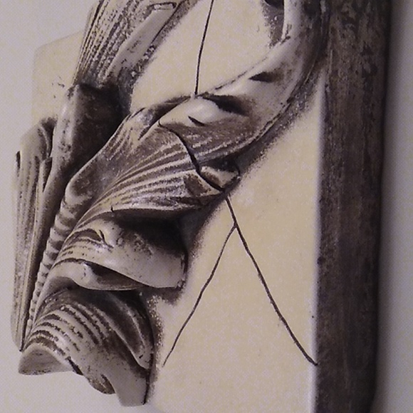 LEAF Bisque, Atlantis Tile like Sid Dickens *Rare & Retired wall art collectible - Picture 7 of 13